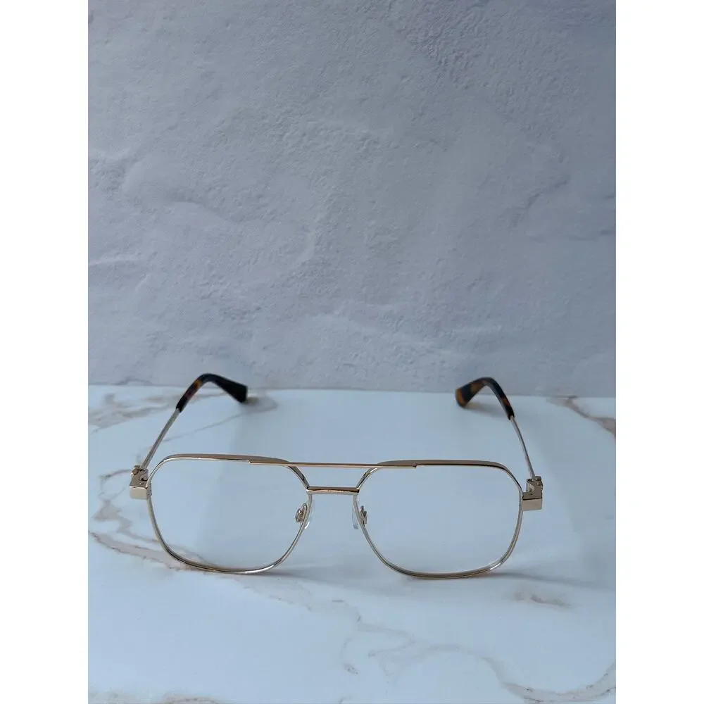 NEW Off White Style 7J Gold Aviator Pilot Frames